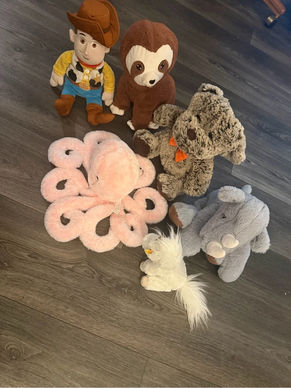 Plush Pink Octopus Soft Toy - Kids Toy